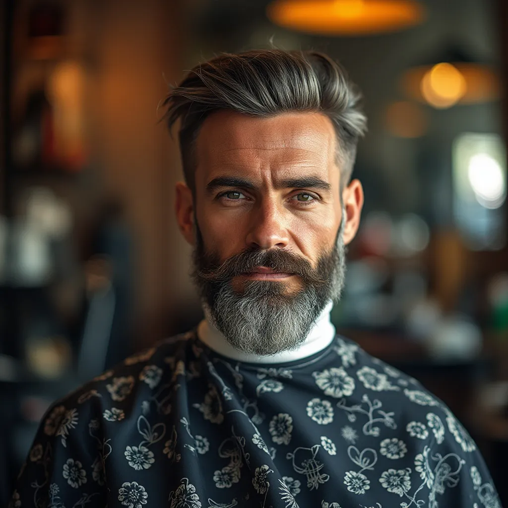 Arreglo de barba detallado